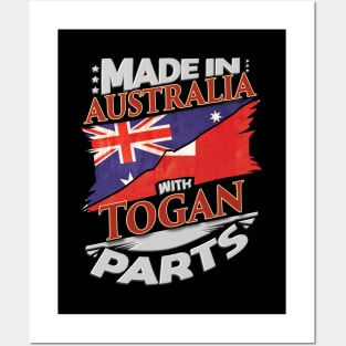 Made In Australia With Togan Parts - Gift for Togan From Tonga Posters and Art